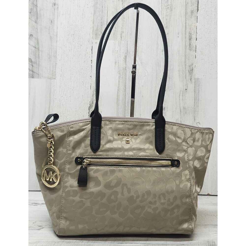 Michael Kors Purse Tan Truffle Iridescent Shoulder Bag